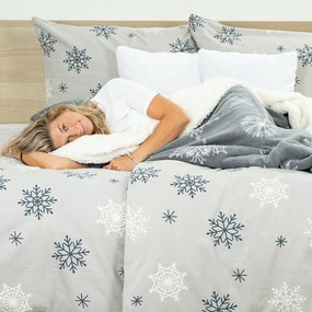4Home Flanelové obliečky Snow Romance, 160 x 200 cm, 70 x 80 cm