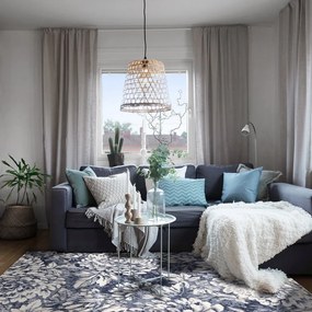 Modrý koberec 80x150 cm Simp – FD