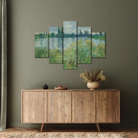 Obraz - Claude Monet, Banks of the Seine, reprodukcia (150x105 cm)