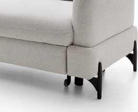 Rohová sedacia súprava Sienna 2, svetlo šedá látka, ľavý roh