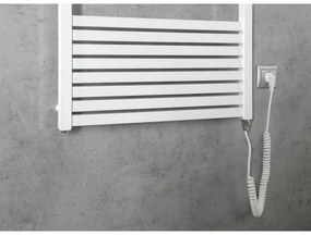 Aqualine - Kúpeľňový elektrický radiátor TONDI-E 800W/230V 169 cm biela
