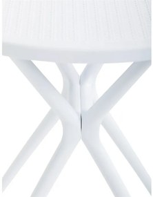 Autronic BONTEC Jedálenský stôl 65x65cm, plast, biela, DT-X7007 WT Farba: Biela