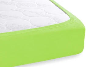 Froté napínacie prestieradlo FR-019 Žiarivo zelené 90 x 200 - výška 20 cm