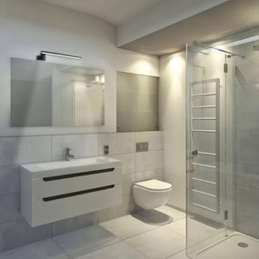 LED Kúpeľňové nástenné svietidlo SHINE LED/11W/230V 45 cm IP44 čierne