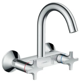 Hansgrohe Logis M32 - Kuchynská batéria s kohútikmi, chróm 71286000