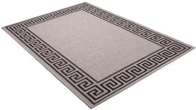 Koberec Floorlux 20014 strieborný / čierny