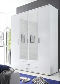 Sconto Šatníková skriňa RAMON biela