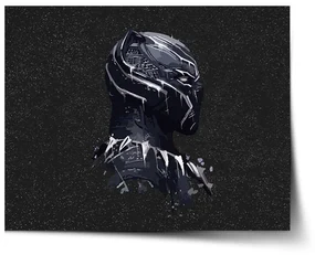 Sablio Plagát BLACK PANTHER z profilu Vesmír - 60x40 cm