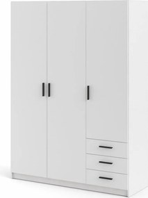 Šatníková skriňa Spiken II biela