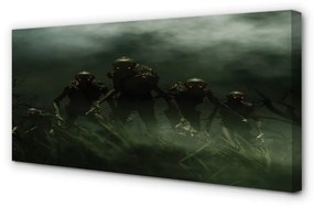 Obraz canvas zombie mraky 120x60 cm
