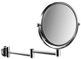 Emco Cosmetic mirrors Pure - Nástenné okrúhle holiace a kozmetické zrkadlo, Ø 200 mm, 3 násobné zväčšovanie, chróm 109400110