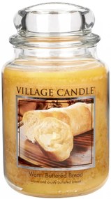 VILLAGE CANDLE Sviečka v skle Warm Buttered Bread 602g