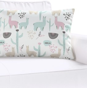 Karin - jednoduchá obliečka, 60x40cm farba produktu zelená látka vzorované