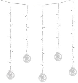 LED Vianočný záves WISH BALLS 108xLED/8 funkcií 4,5 m teplá biela
