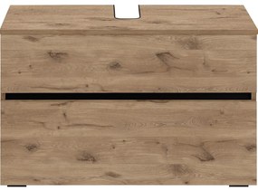 Skrinka pod umývadlo v dekore duba v prírodnej farbe 80x55 cm Wisla – Støraa