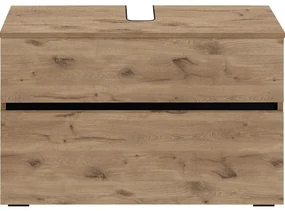 Skrinka pod umývadlo v dekore duba v prírodnej farbe 80x55 cm Wisla – Støraa