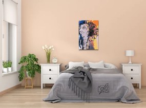 Gario Maľovanie podľa čísel Slon africký Rozmery: 40 x 60 cm, Rámovanie: S vnútorným rámom