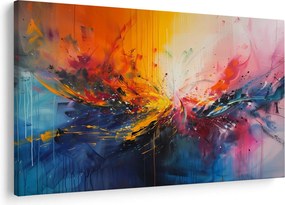 Obraz - Farebná abstrakcia (90x60 cm)
