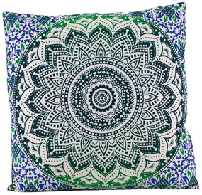 GiftyCity Meditačný vankúš Mandala, zeleno modrý