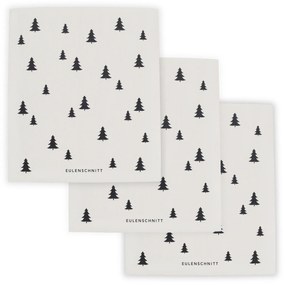 Eulenschnitt Prírodná hubová utierka Fir Trees – set 3 ks