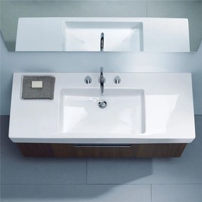 DURAVIT Vero umývadlo do nábytku s otvorom, s prepadom, 1250 x 490 mm, biela, 0329120000