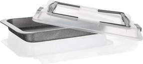Banquet Plech s nepriľnavým povrchom Granite s vekom, 42 x 29 x 4,5 cm