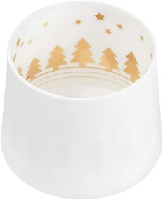 Räder Biely porcelánový svietnik FIR FOREST