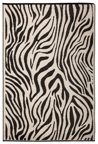 Esschert Design Koberec Zebra, 150x242,5 cm, biela/čierna