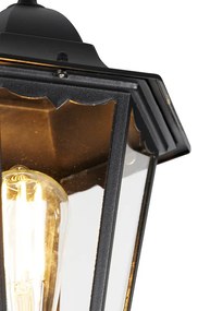 Vonkajšia lampa čierna 220 cm 3-svetlo IP44 - Havana