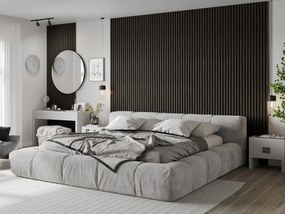 Mexen Lam-B, akustické stenové lamely 275 × 30 cm, HDF doska 4 mm, technická dyha, orech striebristý, S100-275307-3015-009