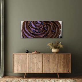 Obraz - Čokoládový Cupcake (120x50 cm)