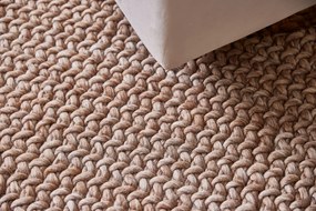 Diamond Carpets India, Ručne viazaný kusový koberec Sigma Sand DESP P106 Brown Mix, 80x150, béžová, obývacia izba