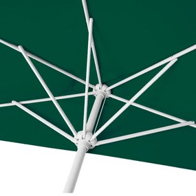 Slnečník polkruh Parla - polyester/hliník - 270cm zelená so stojanom
