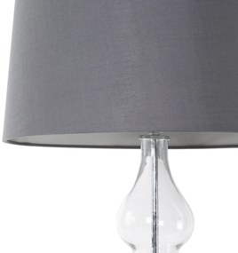 Stolná lampa Tiana (01) 32x38x76 cm sivá
