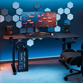 Výškovo Nastaviteľný Stôl Diablo X-Tensio 1600 Čierny