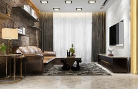 BERGE Štvorcový zapustený LED panel 6W - 660lm - 4000K - čierny