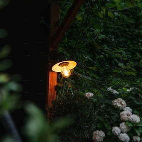 Vonkajšia nástenná lampa čierna IP44 - Mníchov