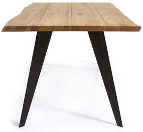 Jedálenský stôl s doskou v dubovom dekore 90x160 cm Koda – Kave Home