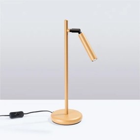 Sollux SL.1470 - Stolná lampa PASTELO 1xG9/8W/230V zlatá