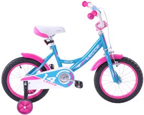 Fuzlu Detský bicykel LECCE modro ružový 14&quot; 10&quot; 2023