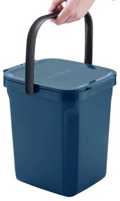 Denox Organic odpadkový kôš na Bioodpad 10 l, modrý