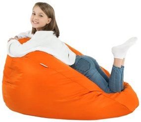 Sedací vak SAKO oranžový ekokoža