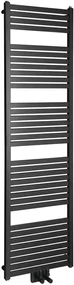 Aqualine Aqualine, TONDI vykurovacie teleso 450x1690 mm, stredové pripojenie, čierna mat, DT446T