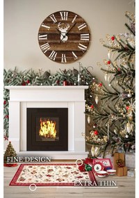 Červený koberec s vianočným motívom s prímesou bavlny 50x80 cm Toy's Delight Red Christmas – Villeroy&amp;Boch