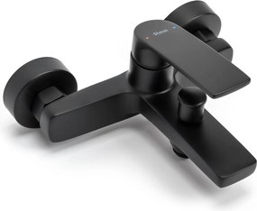 Vaňová batéria maxmax Rea Luppi so sprchou - čierna