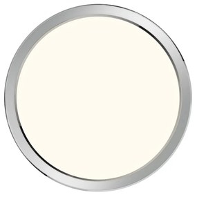 NORDLUX Stmievateľné stropné svietidlo LED do kúpeľne OJA, 14,5 W, teplá biela, 30 cm, chróm