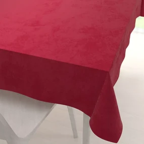 Biante Zamatový obdĺžnikový obrus Velvet Premium SVP-007 Malinovo červený 60x100 cm