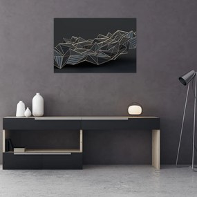 Obraz abstrakcie (90x60 cm)
