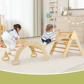 3-dielna drevená lezecká súprava