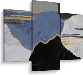 Obraz - Textúrované tvary (90x60 cm)